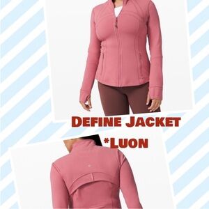 Lululemon Define Jacket *Luon in Brier Rose